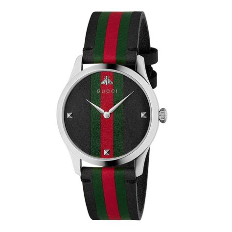 gucci red sport watch